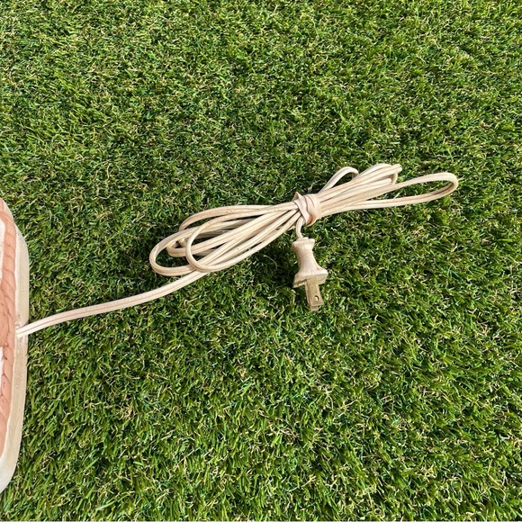 Vintage 80s Nautical Ceramic Fisherman Sailor Table Lamp - Picture 7 of 9